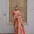 Women yellow Art silk handloom saree