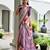Women multicolor Art silk handloom saree