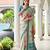 Women multicolor Art silk handloom saree