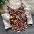 White navratri special corset style mirror work blouse
