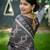 Women grey art silk handloom saree