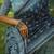 Women blue art silk handloom saree