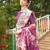Women multicolor art silk handloom saree