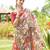 Women multicolor art silk handloom saree