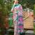 Women multicolor art silk handloom saree