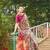 Women multicolor art silk handloom saree