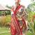 Women multicolor art silk handloom saree