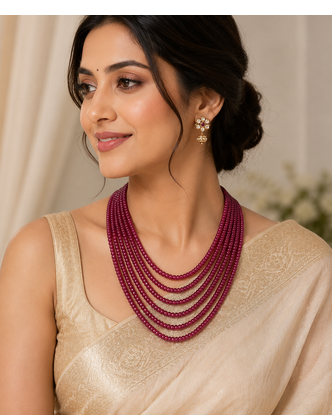 6 multilayer precious ruby mala 1