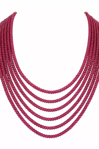 6 multilayer precious ruby mala