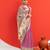 Women purple art silk handloom saree