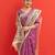 Women purple art silk handloom saree