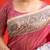 Women pink art silk handloom saree