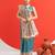 Women rama art silk handloom saree
