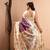 Women purple art silk handloom saree