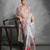 Women grey art silk handloom saree