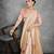 Women yellow art silk handloom saree