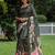 Women grey art silk handloom saree