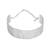 Silver plated meadow choker necklace