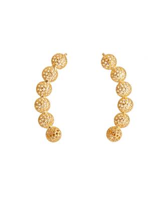 Golden flare ear hugging cuff 1