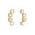 Gold plated baroque pearl ear cuff