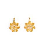 Golden flower ear climber