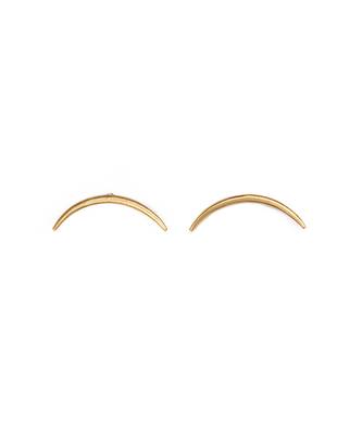 Golden arch stud earrings 1
