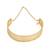 Golden rigid striped fence choker