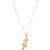 Golden kalachakra lattice vertical neckchain