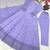 Lavender Colour Gown Suit Set Designer Anarkali Suit Set With Dupatta