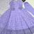 Lavender Colour Gown Suit Set Designer Anarkali Suit Set With Dupatta