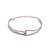 Silver threaded interlocked choker
