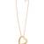 Golden textured heart pendant neckchain