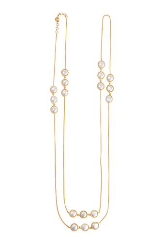 Golden Baroque Pearl Waist Belt
