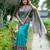 Women rama art silk handloom saree
