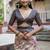 Women black art silk handloom saree