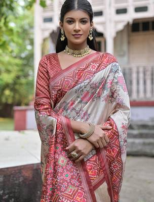 Women coffey art silk handloom saree 4
