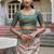 Women green art silk handloom saree