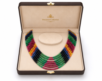 7 rows multilayer rainbow precious mala 4
