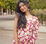 Corset Back Digital Print Cotton Short Kurti