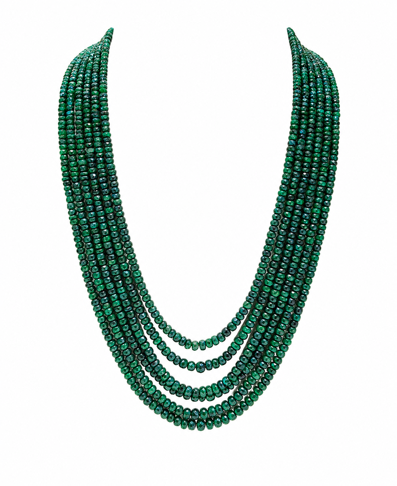  6 rows precious emeralds 