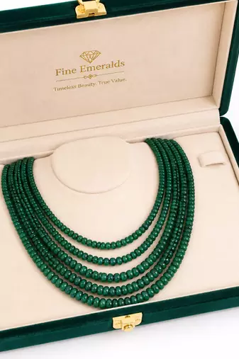 6 rows precious emeralds 