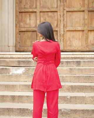 Cotton Co-ord Set with Pocket Pants 3