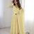 Yellow Anarkali Suit With Dupatta Elegant Design Suit Set With Dupatta