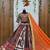 Multicolor Navratri Designer Digital Print Lehenga Choli Set with Mirror Work