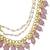 Kundan ear chain ear to hair chain green beads pearl bahubali jhumar rajputi bridal jewellery for women & girls