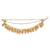 Kundan ear chain ear to hair chain green beads pearl bridal jewellery 