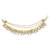 Kundan ear chain ear to hair chain green beads pearl bahubali jhumar rajputi bridal jewellery for women & girls