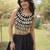 Black Navratri special Roman SilkBlend Gota Work Lehenga Choli Set