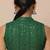 Green rayon embroidered non padded blouse