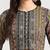 Grey cotton printed non padded blouse